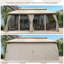 Pavillon de jardin l 10 pi x P 20 pi: auvent portatif spacieux pour les événements extérieurs, les patios et les jardins-110602263