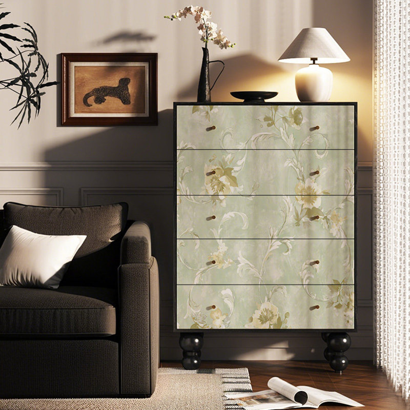 Armoire de rangement 5 tiroirs Living