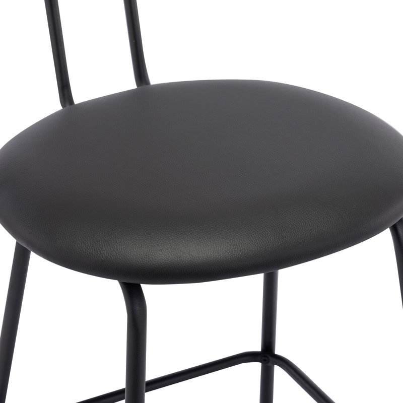 Tabourets de bar de style campagnard 24 po, Noir
