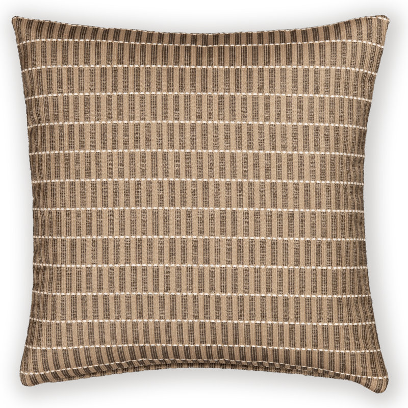 Coussin extérieur Sunbrella, Cacao, 18 po x 18 po, Plumes