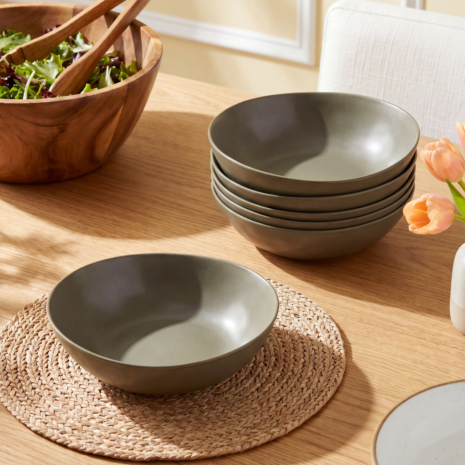 Laya Pasta Bowl, Terra Cotta