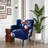 Obara Transitional Embroidered Floral Handmade Accent Chair-1441211753