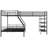 Twin Size Metal Bed With Shelves - Black, Comfortable & Storage Black Loft Shelf Stylish Functional