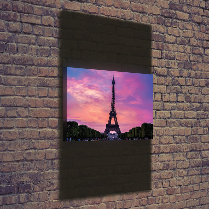 Eiffel Tower Paris - Wrapped Canvas Print