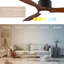 Ventilateur de plafond intelligent à 3 pales 52 pouces Madera Collection 2700K-6000K-1291906751-1291906753