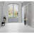 Porlan Tulane White 3-in. x 17-in. Subway Marble Look Matte Porcelain Wall & Floor Tile-106714804