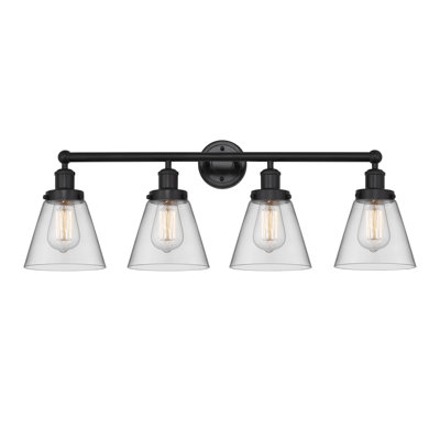 Edison Cone 4 Light Bath Vanity Light