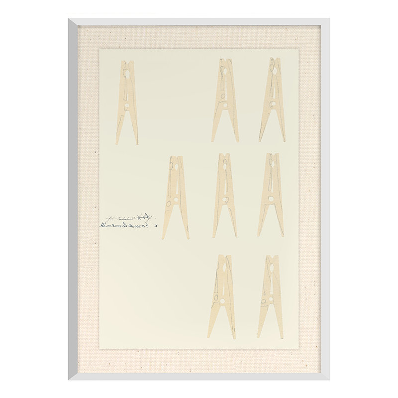 Sociable Print by Susan Smereka, 36" H x 26" W x 1.75" D, White Framed