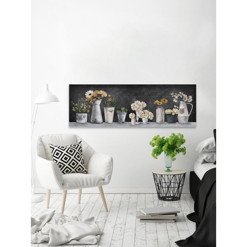 «Perfect Blooming Flowers», reproduction sur toile tendue, H 5 po x l 15 po x P 1,5 po