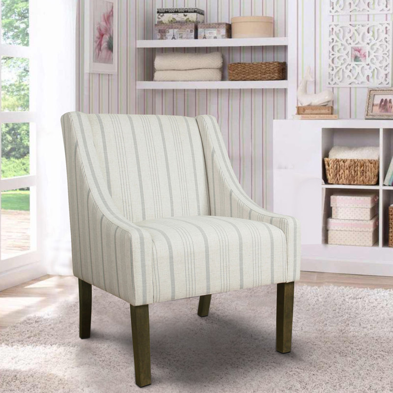 Gullo Upholstered Accent Chair, White