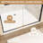Aluminum Frame Material Double Sliding Opening Shower Door  - 1/4" (6Mm) Clear Tempered Glass With Explosion-Proof Film, Dual Stainless Steel Handles-124402475