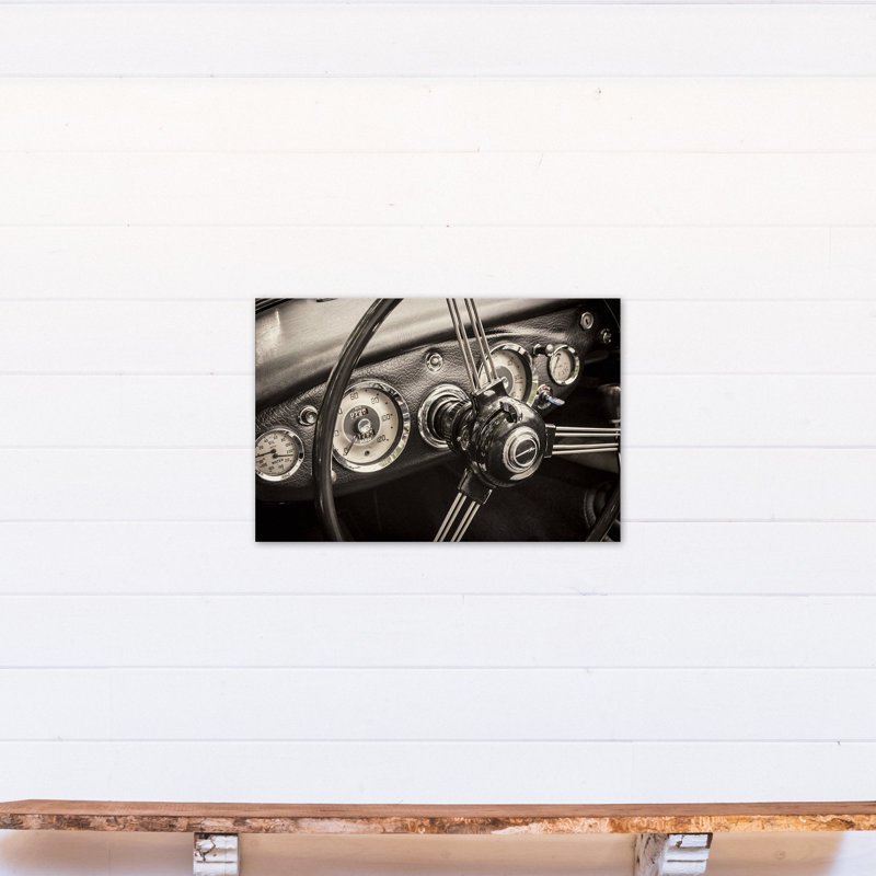 " Vintage Car Dashboard "