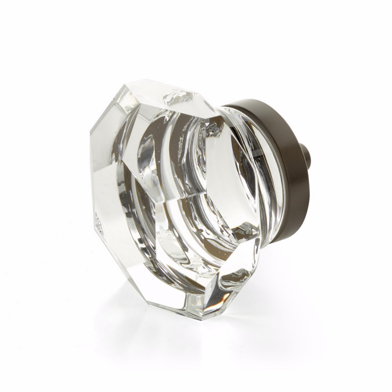 City Geometric Knob, Polished Chrome