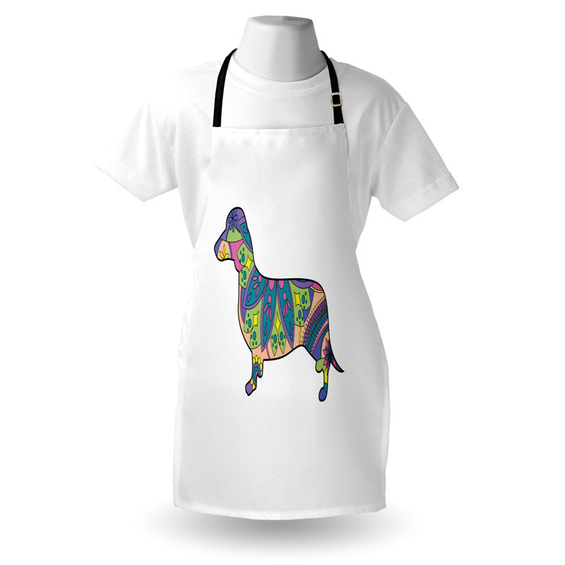No Pattern Bib Apron