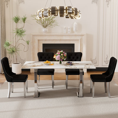 Kenadee Pedestal Dining Set