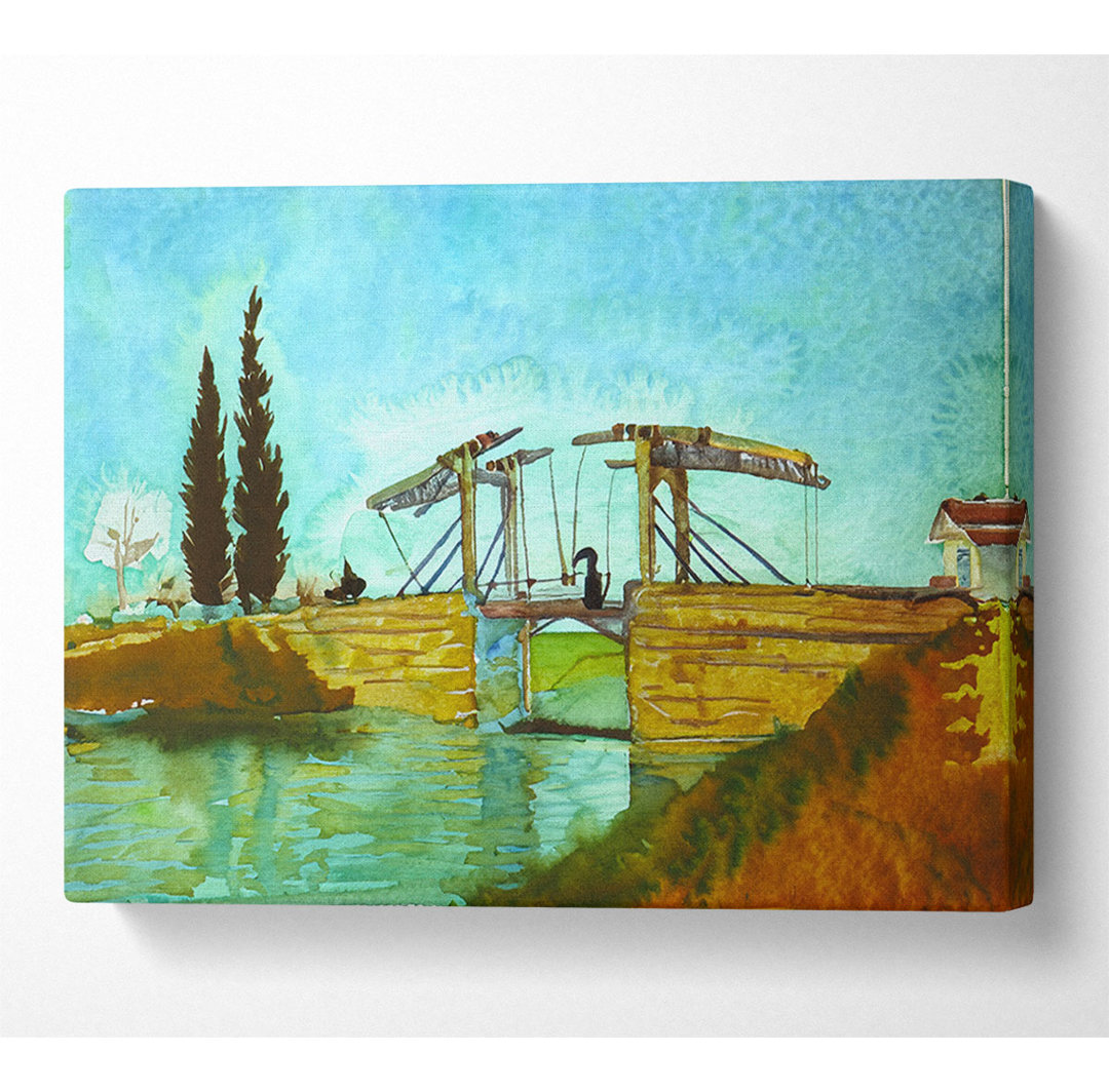 Van Gogh Brücke in Arles - Leinwanddrucke auf Leinwand