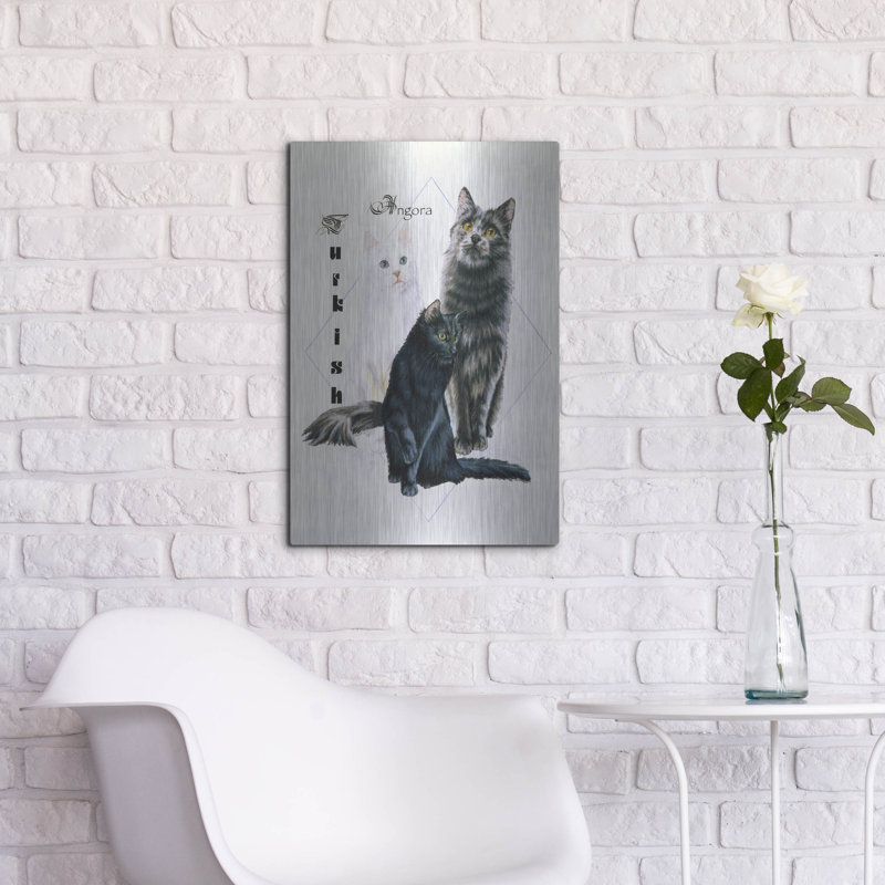 «Turkish Angora» par Barbara Keith, H 24 po x l 16 po