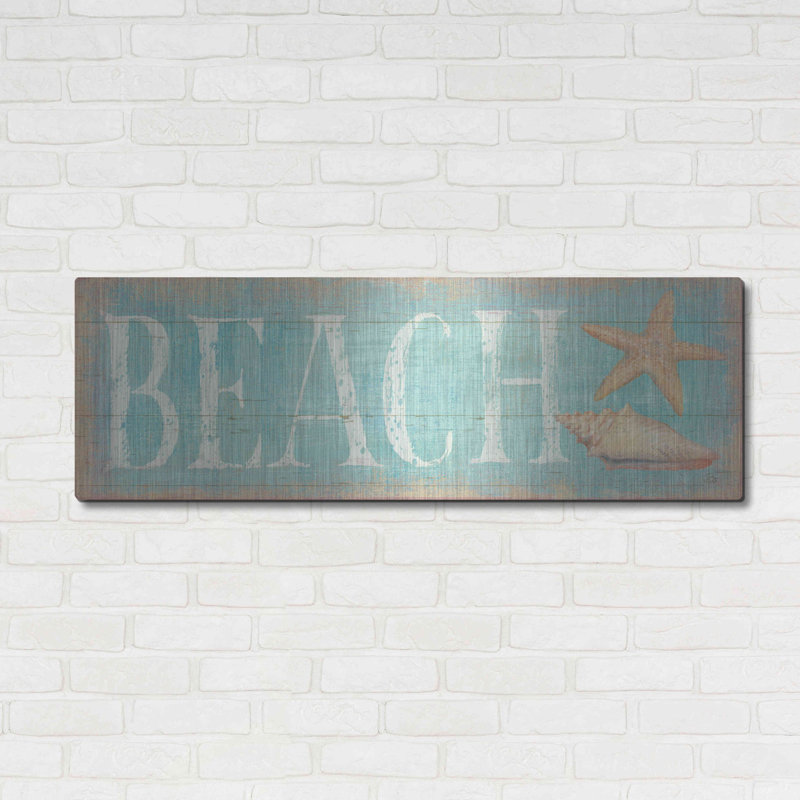 «Pastel Beach» par Daphne Brissonnet, H 16 po x l 48 po
