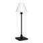 Lampe de table haute 28 po avec abat-jour en tissu Rosline-543651145