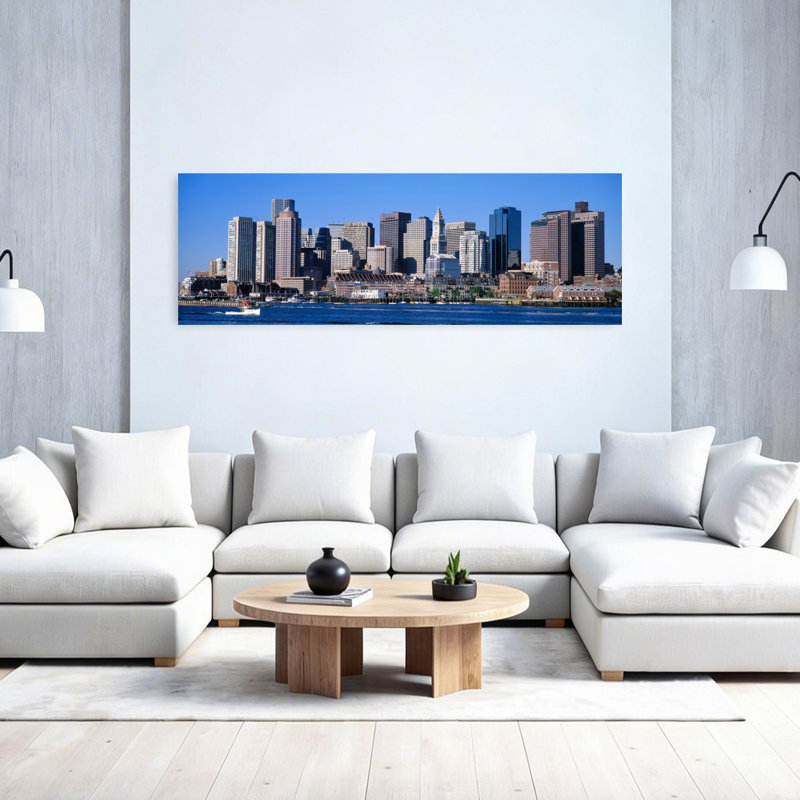 Skyline Cityscape Boston Massachusetts USA by Mark Segal - Wrapped Canvas Panoramic Print, 50.8 cm H x 152.4 cm W