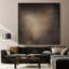 «Faded Brown Abstract Minimalist Illustration», art mural encadré - impression numérique (assemblage de cadre requis)-106812526