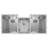 ZLINE 45 In. Breckenridge Undermount Triple Bowl Kitchen Sink with Bottom Grid-55693614