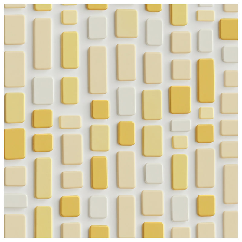Tapis de bain jaune jaune, 34in W x 21in L