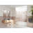 Stellar 70.25 in. W x 58.25 in. H Frameless 3 Panel Inline Bathtub Shower Door-90763827