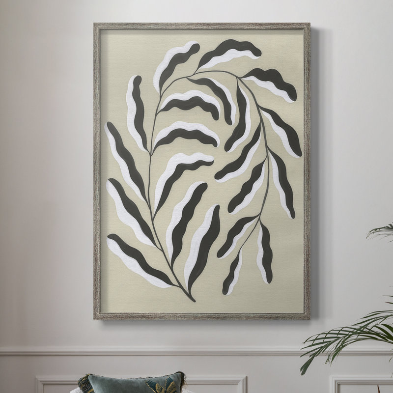 Emerging Weeds I Framed Print - Solid Wood, 30" H x 24" W