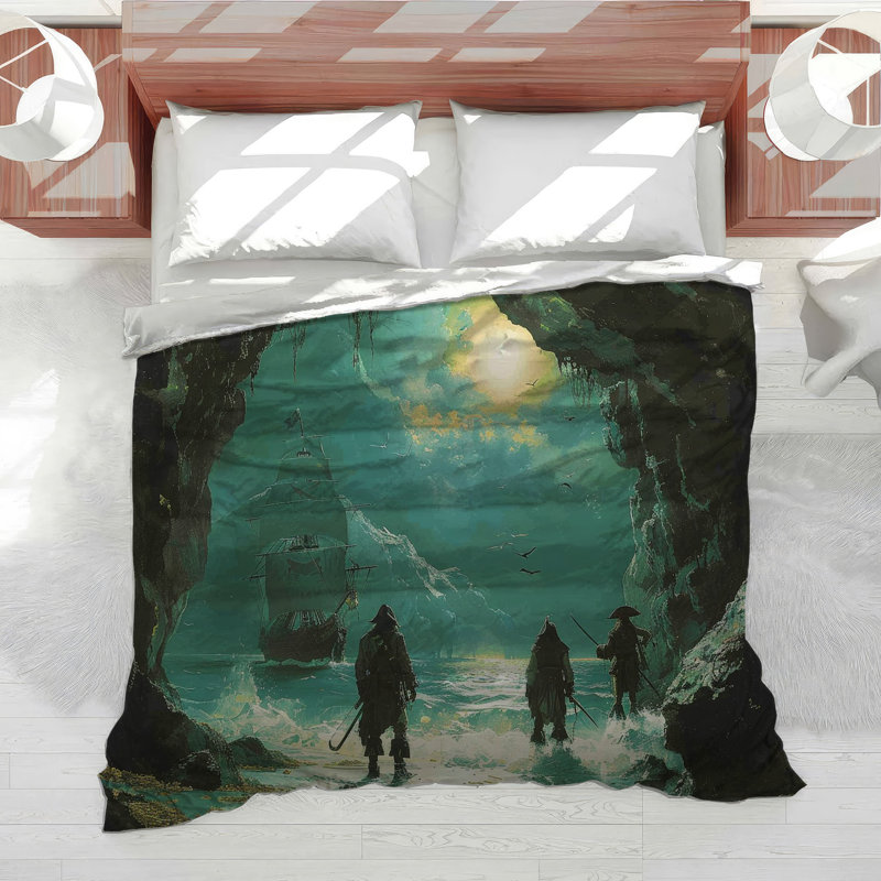 Blend Pirate Cotton Blend Comforter, Twin Comforter