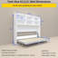 Lit simple moderne avec tablette de rangement - et peu encombrant pour la décoration de la chambre à coucher