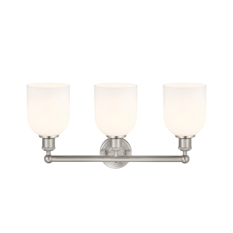 Allysson 3 - Light Dimmable Vanity Light, Antique Brass, Clear