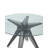 Sir Gio Round Glass Top Dining Table-27006685-27006681
