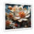 White Single Picture Framed