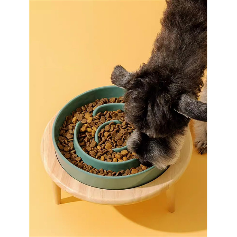 Support ajustable en céramique pour animal de compagnie, Bleu sarcelle