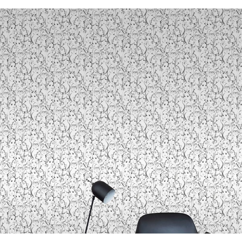 Rouleau de papier peint l 33 pi x l 20,5 po face collage Ensa