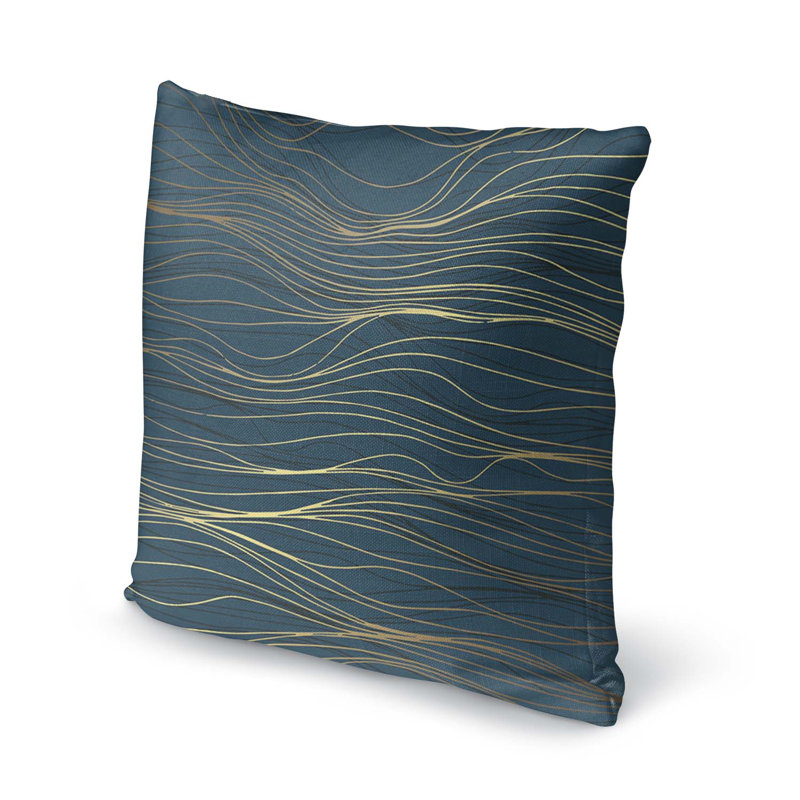 Housse et insert de coussin extérieur Waves, 16 po x 1 po