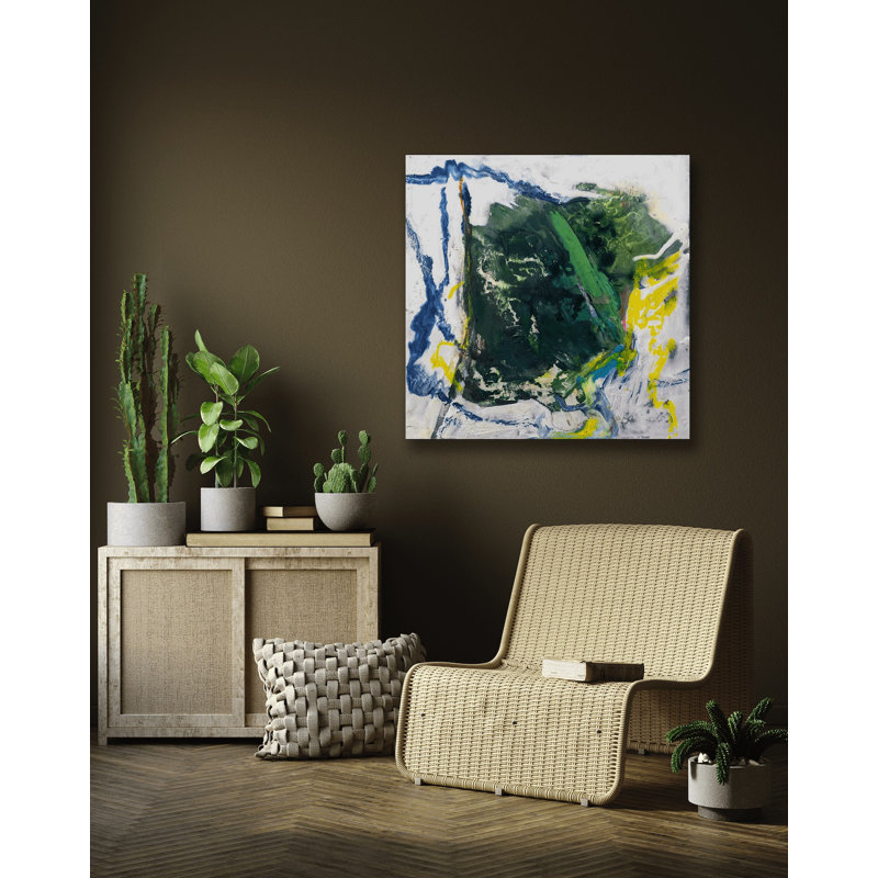 Pyrite by John Beard - Artist Enhanced Canvas Print, 12" H x 12" W x 1" D, Unframed