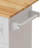 Kitchen Island Cart With 2 Door Cabinet And Three Drawers,43.31 Inch Width With Spice Rack,Towel Rack (White)