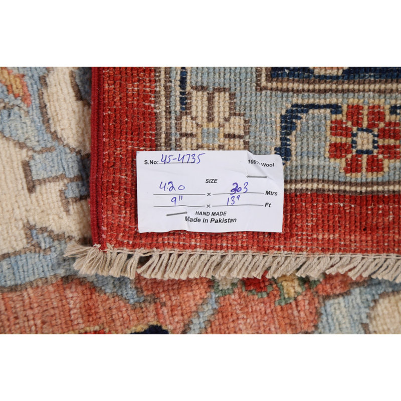 One-of-a-Kind 9'11" X 13'9" Wool Area Rug in Red