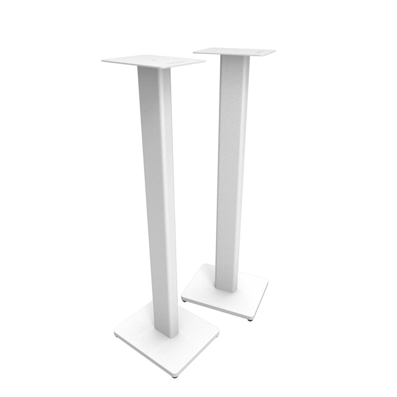 Paire de supports pour haut-parleur de bibliothèque universelle K34 ST34W, paire, blanc