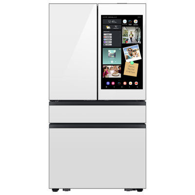 Samsung Bespoke 23 cu. ft. Counter Depth 4-Door French Door Refrigerator with AI Family Hub+ AI Vision Inside