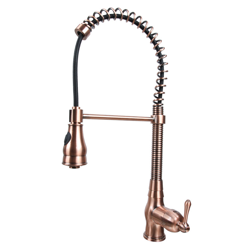 Akicon Pull Down Kitchen Faucet, Copper