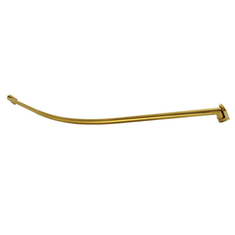 Base de douche simple l 60 po x P 32 po, Laiton brossé