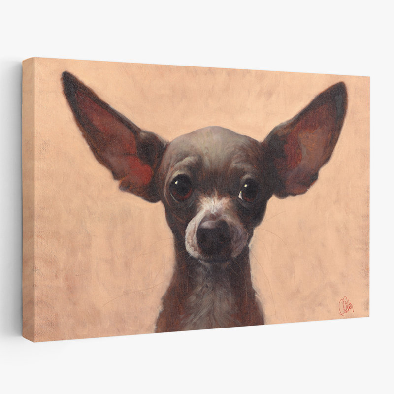 Chihuahua - animaux, art de chiens fantaisistes, H 16 po x l 24 po