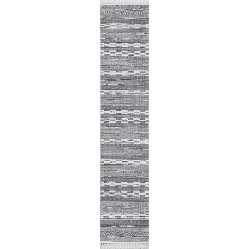Adhnan Striped Indoor Rug, Runner 2'3" x 10'