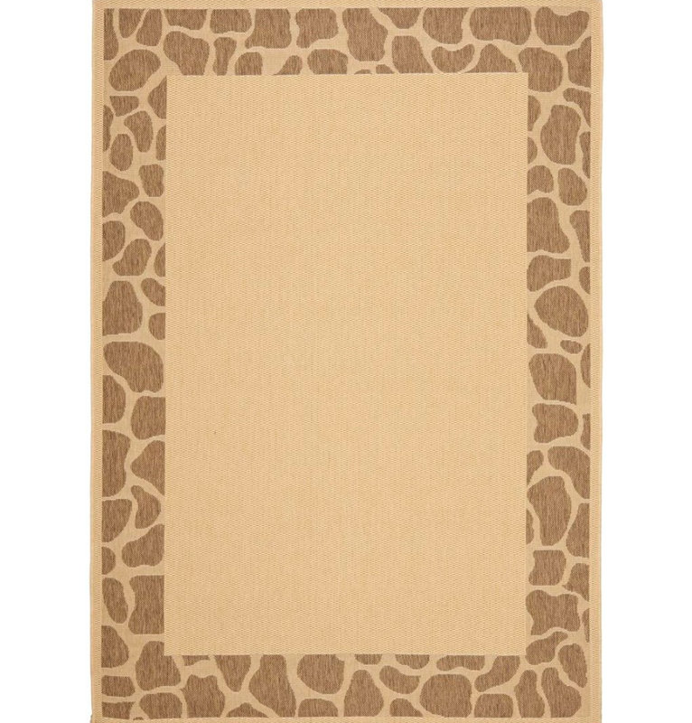 Tapis d'intérieur / extérieur à imprimé animal Catori Performance, Rectangle 6 pi 7 po x 9 pi 6 po