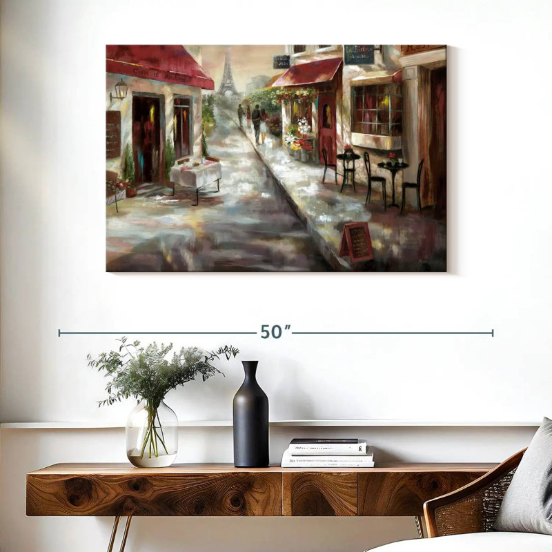 Nicci Parisian Cafe, H 26 po x l 39 po