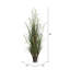Herbe verte artificielle en pot et eucalyptus.-1411198753