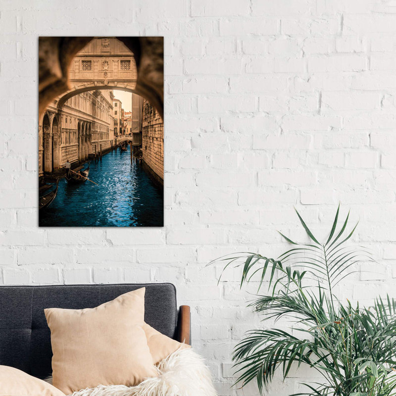 Enzo Romano - Print on Canvas, Black Floater Framed, 101.6 cm H x 66.04 cm W